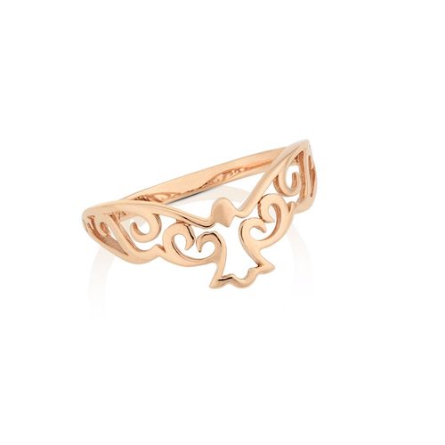 Anel em ouro rosa - Carisma
