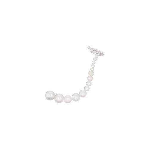 Brinco em ouro branco e pérolas - Luar