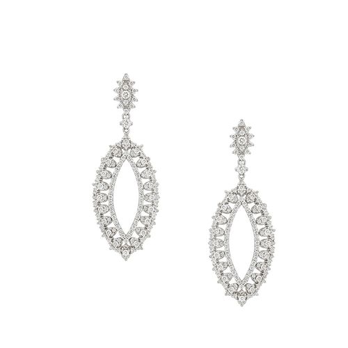 Brinco em ouro branco e diamantes - Staccato