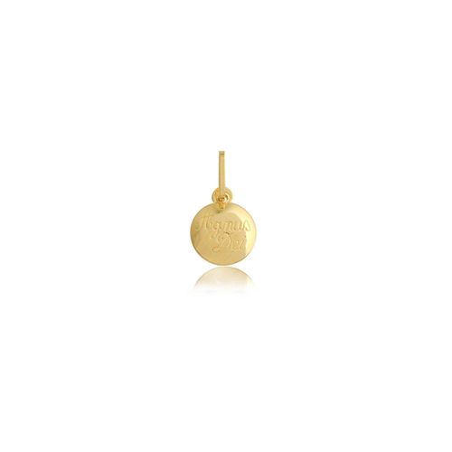 Pingente em ouro amarelo - agnus dei pequeno - Infantil