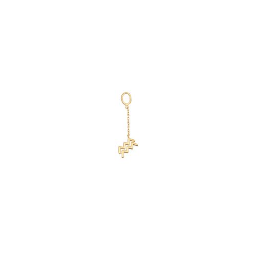 Pingente em ouro amarelo - aquário - Signos