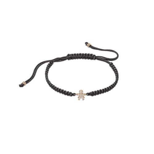 Pulseira em ouro rosa e diamantes - menina - Lovely Family