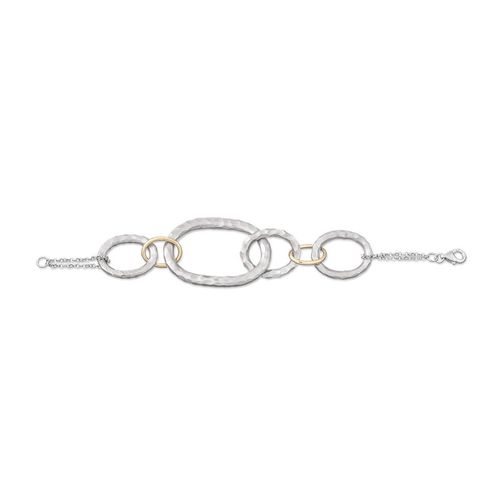 Pulseira em prata e ouro amarelo - Orbita