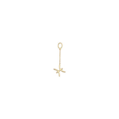 Pingente em ouro amarelo - peixes - Signos