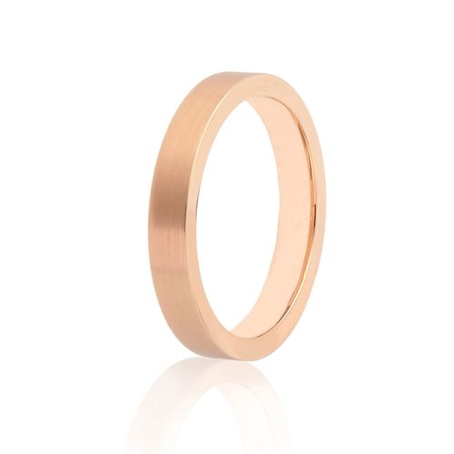 Aliança em ouro rosa