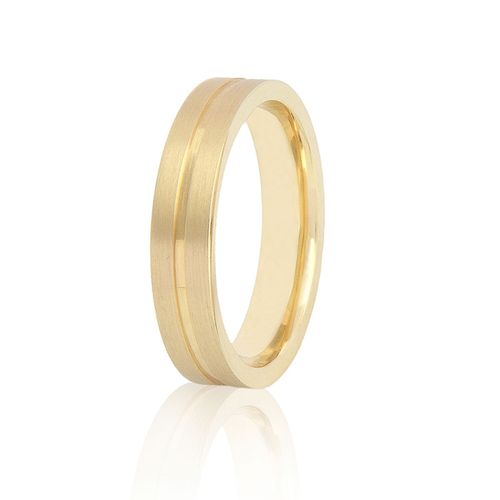 Aliança em ouro amarelo