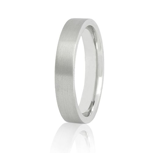 Aliança em ouro branco