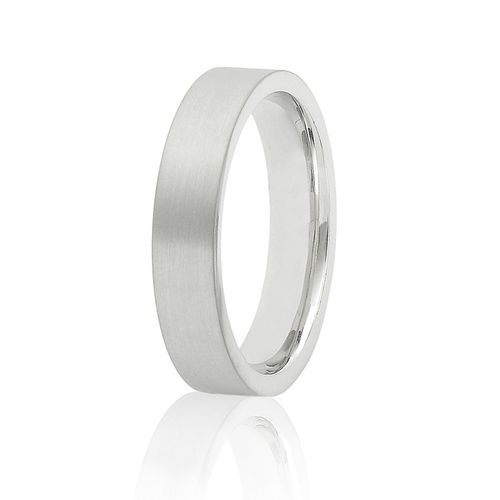 Aliança em ouro branco