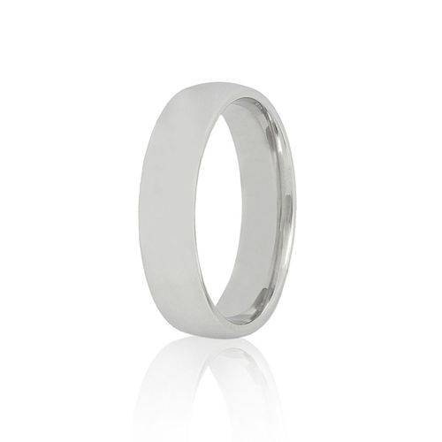 Aliança em ouro branco