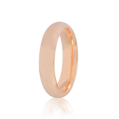 Aliança em ouro rosa