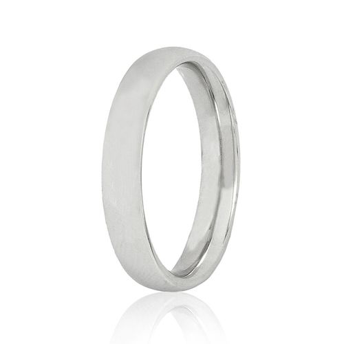Aliança em ouro branco