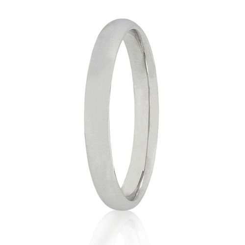 Aliança em ouro branco