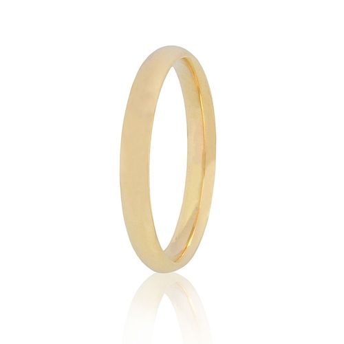 Aliança em ouro amarelo