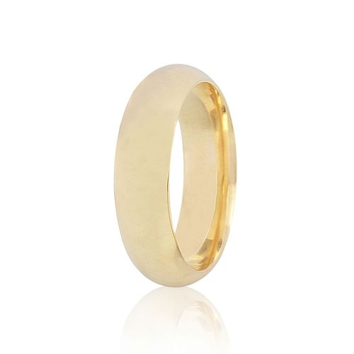 Aliança em ouro amarelo