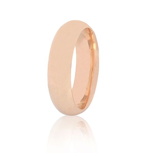Aliança em ouro rosa