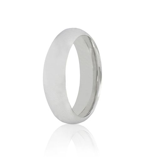Aliança em ouro branco