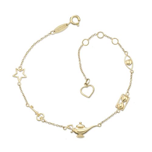 Tornozeleira em ouro amarelo - Wishes