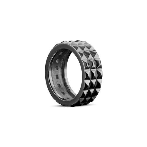 Anel em prata e ródio negro - Stud