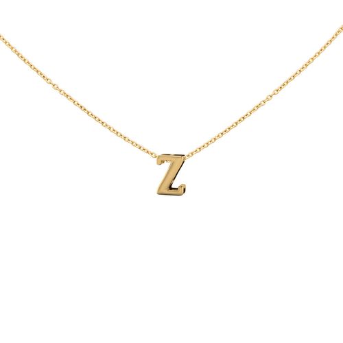 Pingente em ouro amarelo - Letra Z