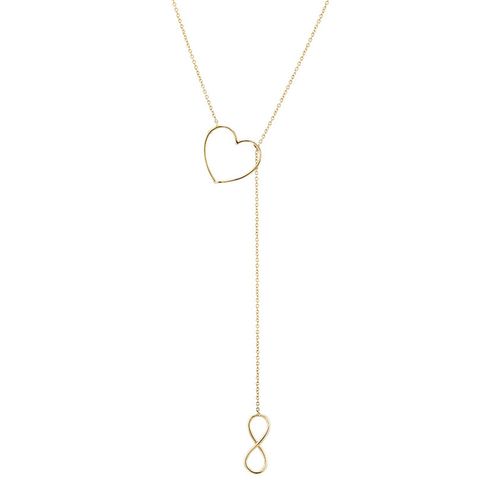 Colar em ouro amarelo - Amor Infinito