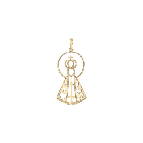 Pingente em ouro amarelo - Religioso