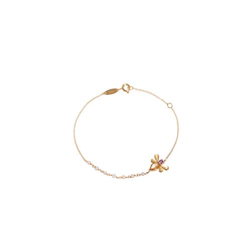 Pulseira em ouro amarelo, citrino e ametista - Let it Bee