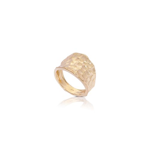 Anel em ouro amarelo - Crocante