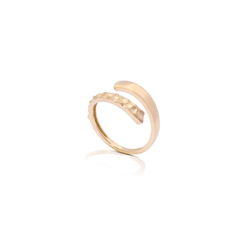 Anel em ouro amarelo - Crocante