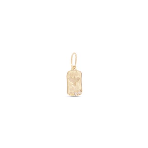 Pingente em ouro amarelo e diamantes - divino - Religioso