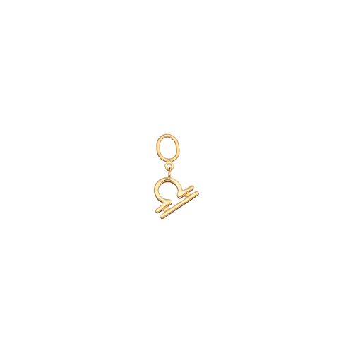 Pingente em ouro amarelo - libra - Signos