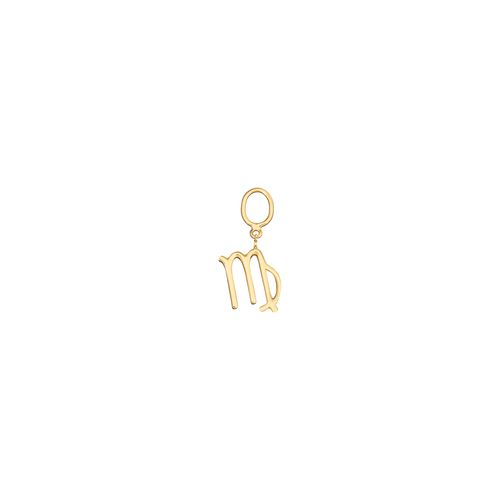 Pingente em ouro amarelo - virgem - Signos