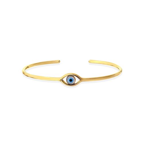 Pulseira em ouro amarelo e madrepérola - Olho Grego