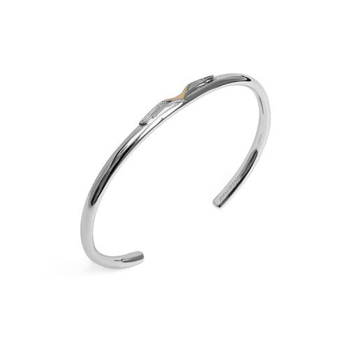 Pulseira em prata e ouro amarelo - Falcão - Gerando Falcões