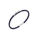 pulseira-falcao-em-prata-ouro-amarelo-e-couro-azul-dryzun-092679-m1