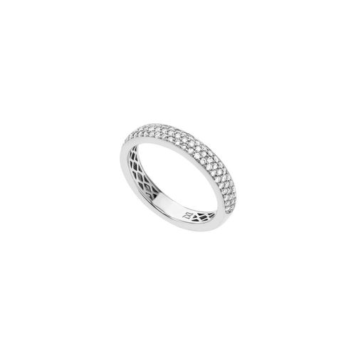 Anel em ouro branco e diamantes - Riviera