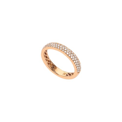 Anel em ouro rosa e diamantes - Riviera