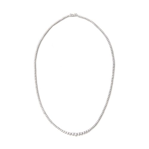 Colar em ouro branco e diamantes - Riviera Degrade