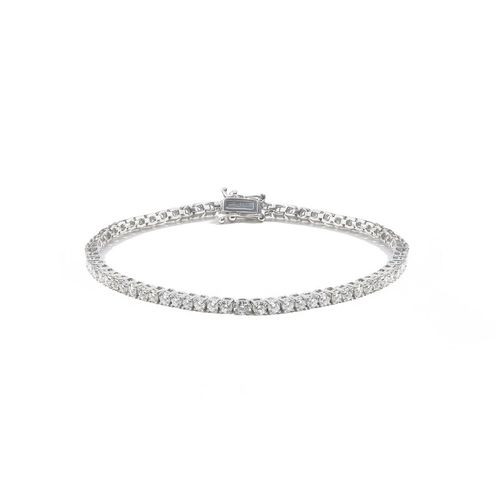 Pulseira em ouro branco e diamantes - Riviera