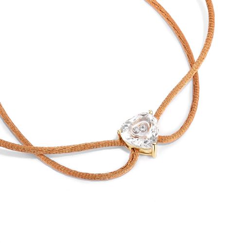 Pulseira em ouro amarelo quartzo e diamantes - Tum tum
