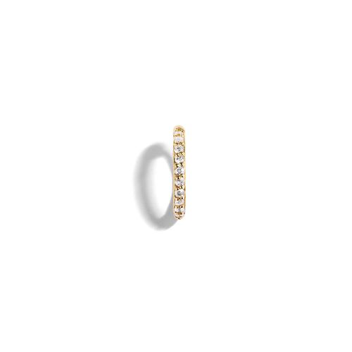 Brinco em ouro amarelo e diamantes - Piercing