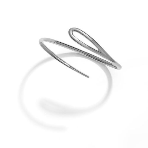 Pulseira em ouro branco - aro bold - Agulha