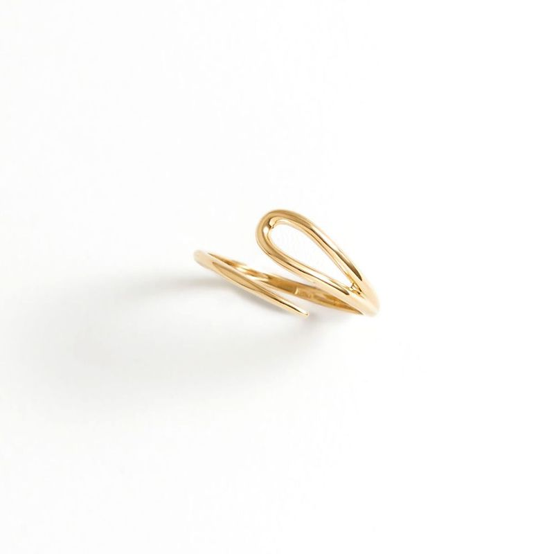 Anel em ouro amarelo - Agulha 0