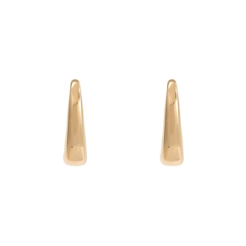 Brinco ear hook em ouro amarelo - Linha da Vida
