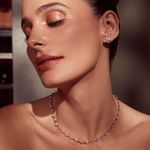 Colar em ouro branco e diamantes - Eternity 1