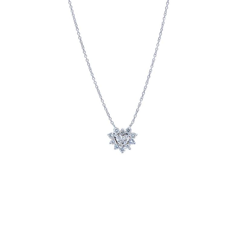 Colar em ouro branco e diamantes - diamond - Classic 0