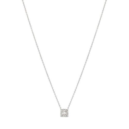 Colar em ouro branco e diamantes - Graduated