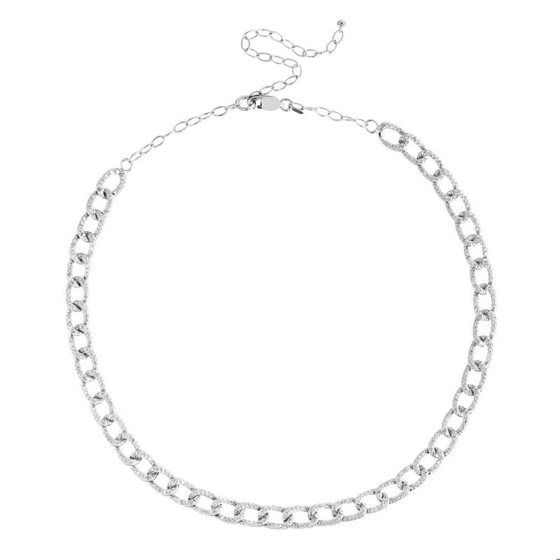Colar em ouro branco e diamantes - Groumette 2