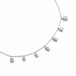 Colar em ouro branco e diamantes - Riviera                                                                                                             0