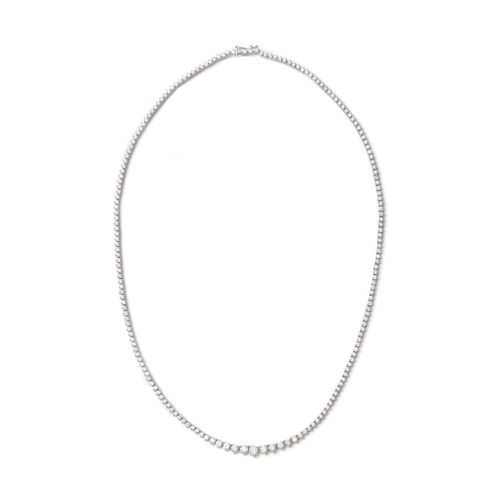 Colar em ouro branco e diamantes - Riviera Degrade
