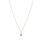 Colar em ouro branco e diamantes - Gota de Luz 0